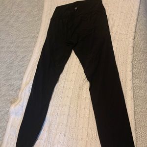 Lulu lemon wunder under 25 inch black leggings